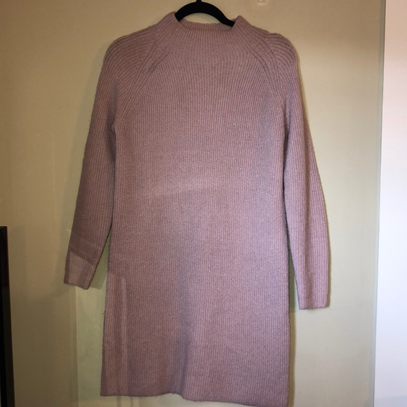light purple sweater dress